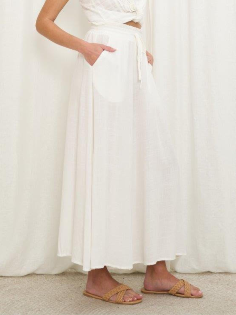 Iris Maxi ROSA WHITE PANTS