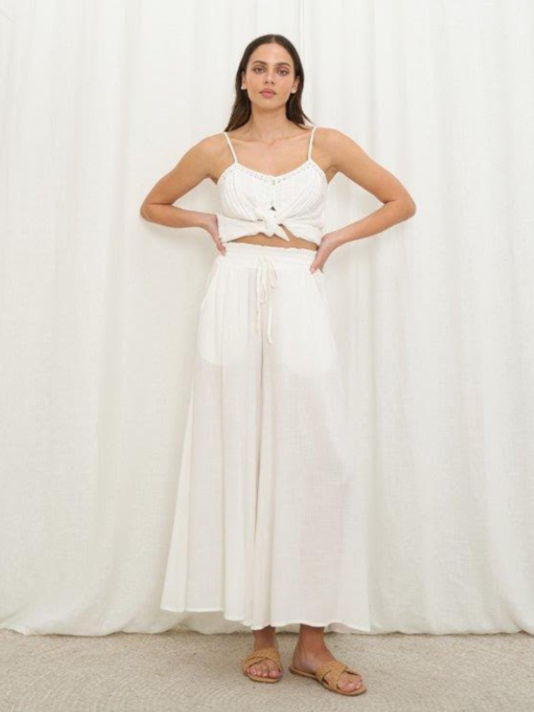 Iris Maxi ROSA WHITE PANTS