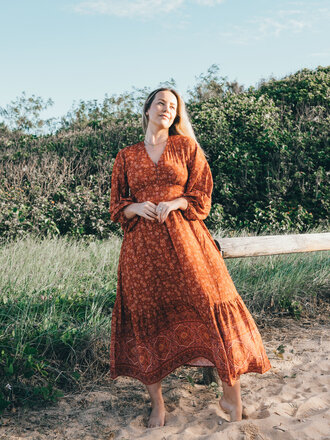 Honey & Stone Co JOSIE SAVANNA MAXI Honey & Stone Co JOSIE SAVANNA MAXI