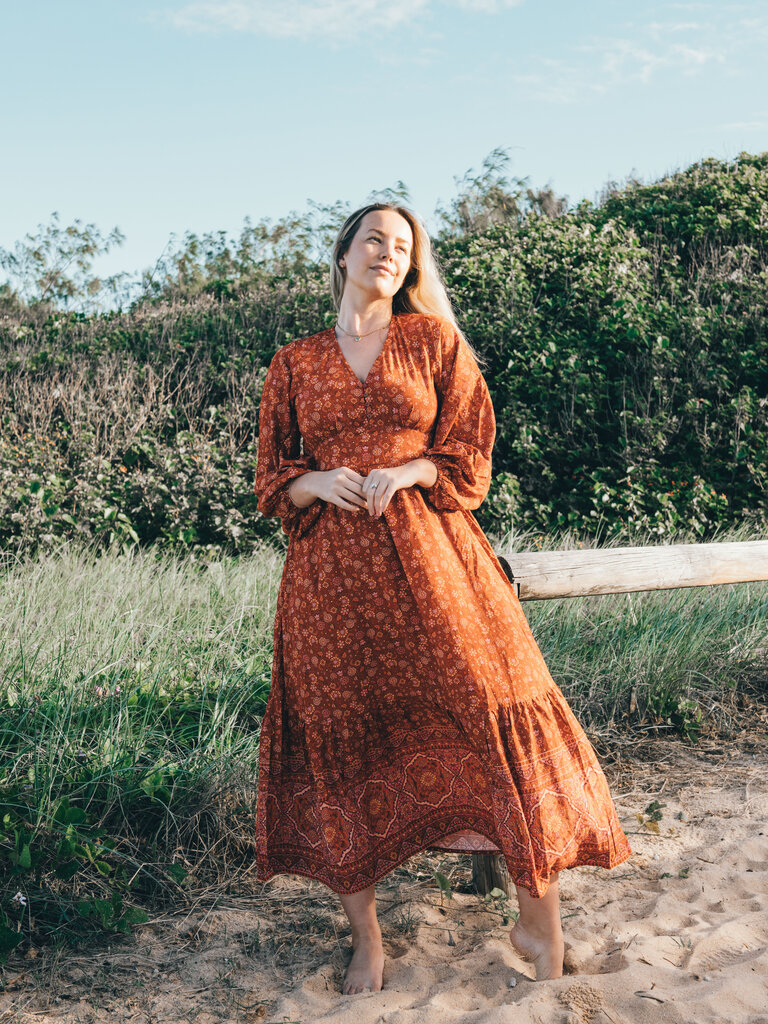 Honey & Stone Co JOSIE SAVANNA MAXI