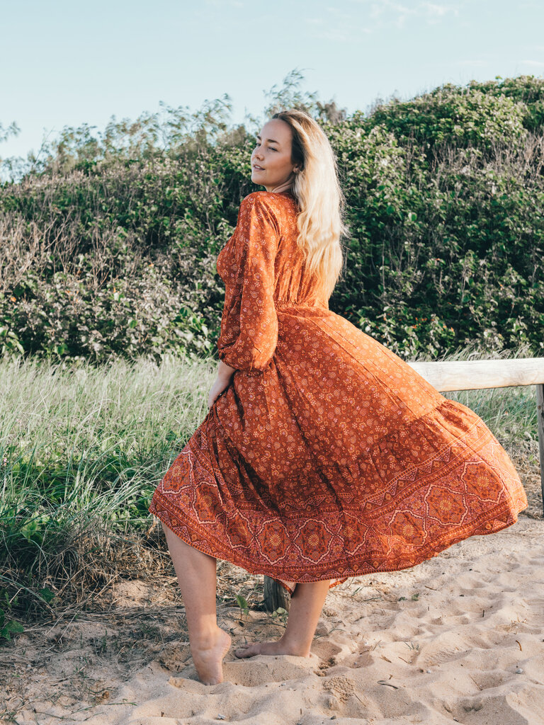 Honey & Stone Co JOSIE SAVANNA MAXI