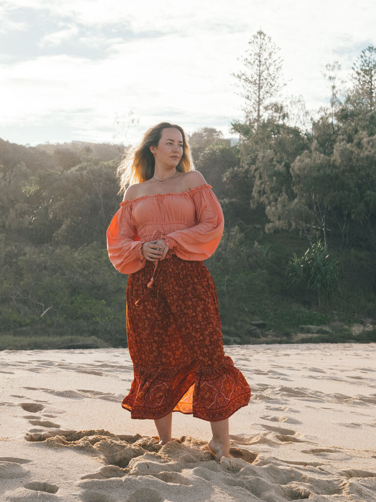 Honey & Stone Co NAOMI SAVANNA MAXI SKIRT