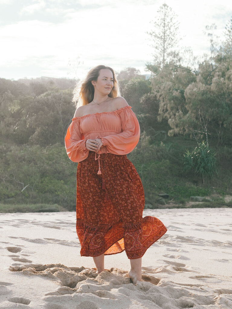 Honey & Stone Co NAOMI SAVANNA MAXI SKIRT