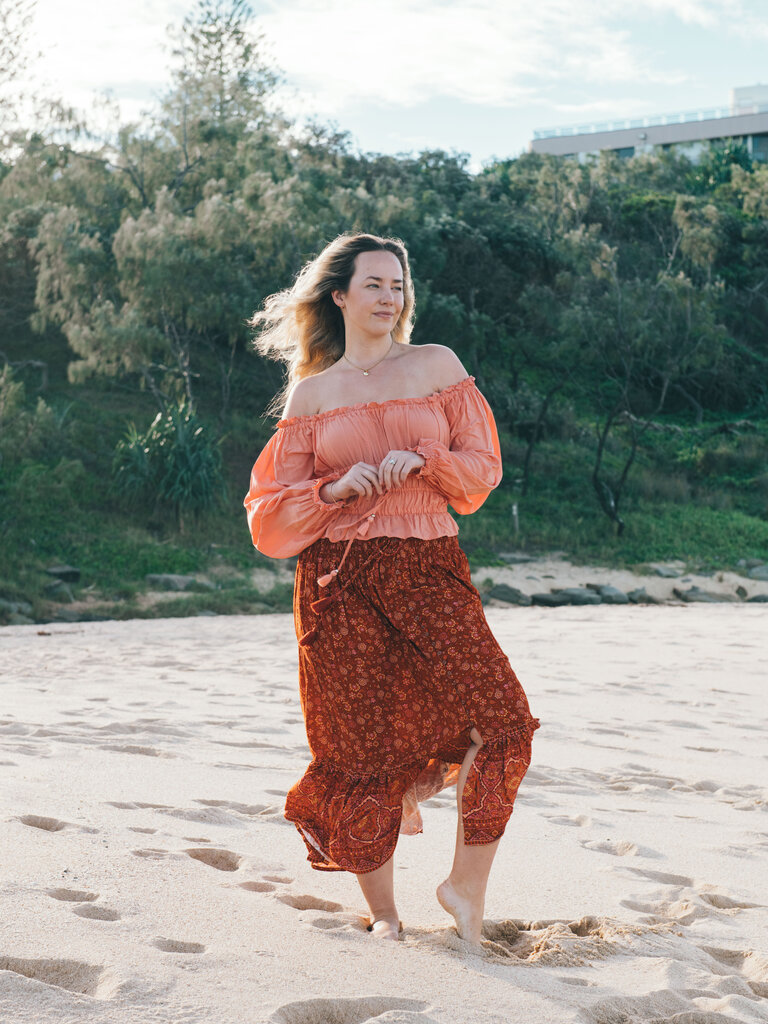 Honey & Stone Co NAOMI SAVANNA MAXI SKIRT