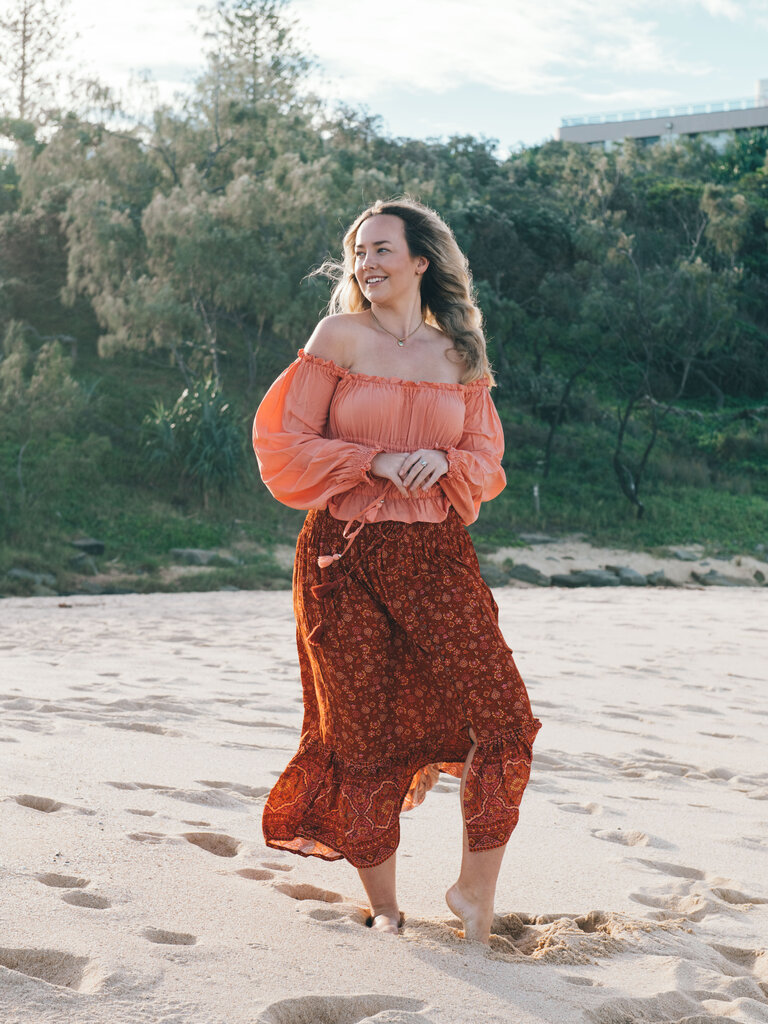 Honey & Stone Co NAOMI SAVANNA MAXI SKIRT