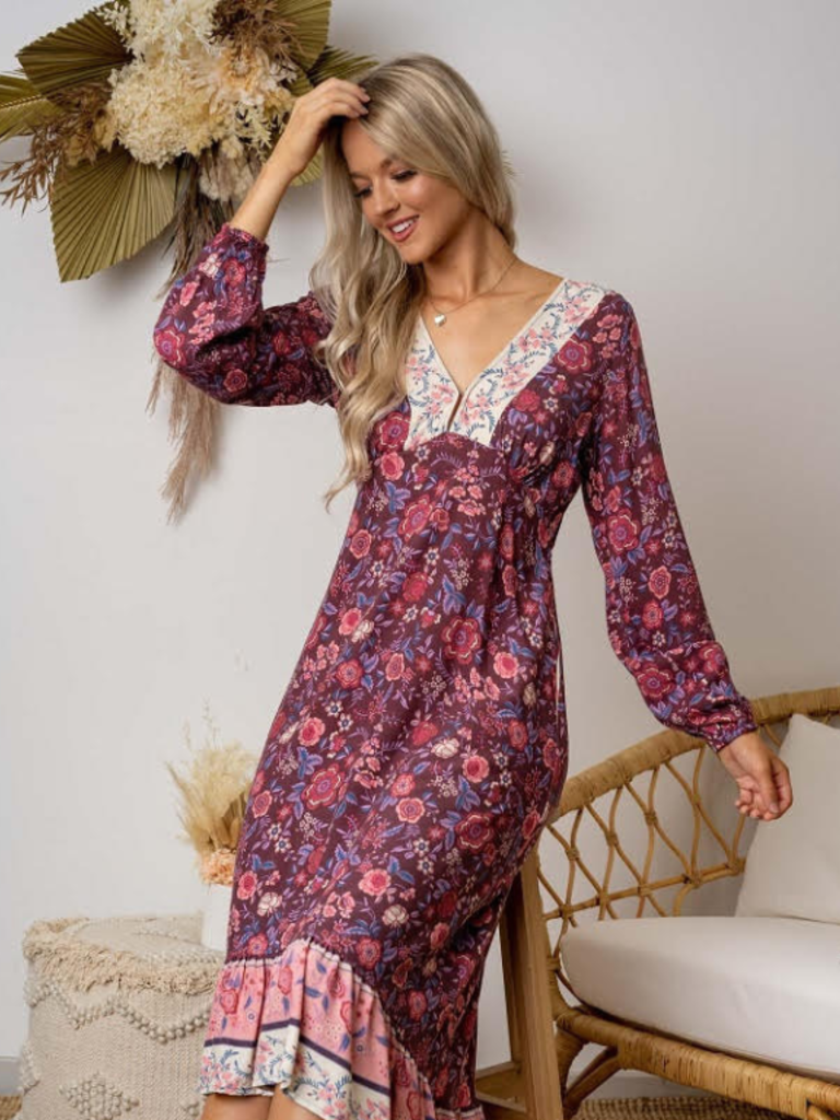 Iris Maxi KAY PINK MIDI