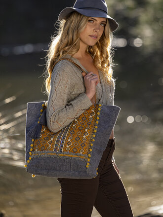 Cienna LARGE DENIM TOTE  BAG Cienna LARGE DENIM TOTE  BAG