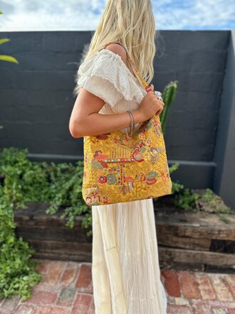 Naked Gypsy BLOSSOM  TOTE BAG