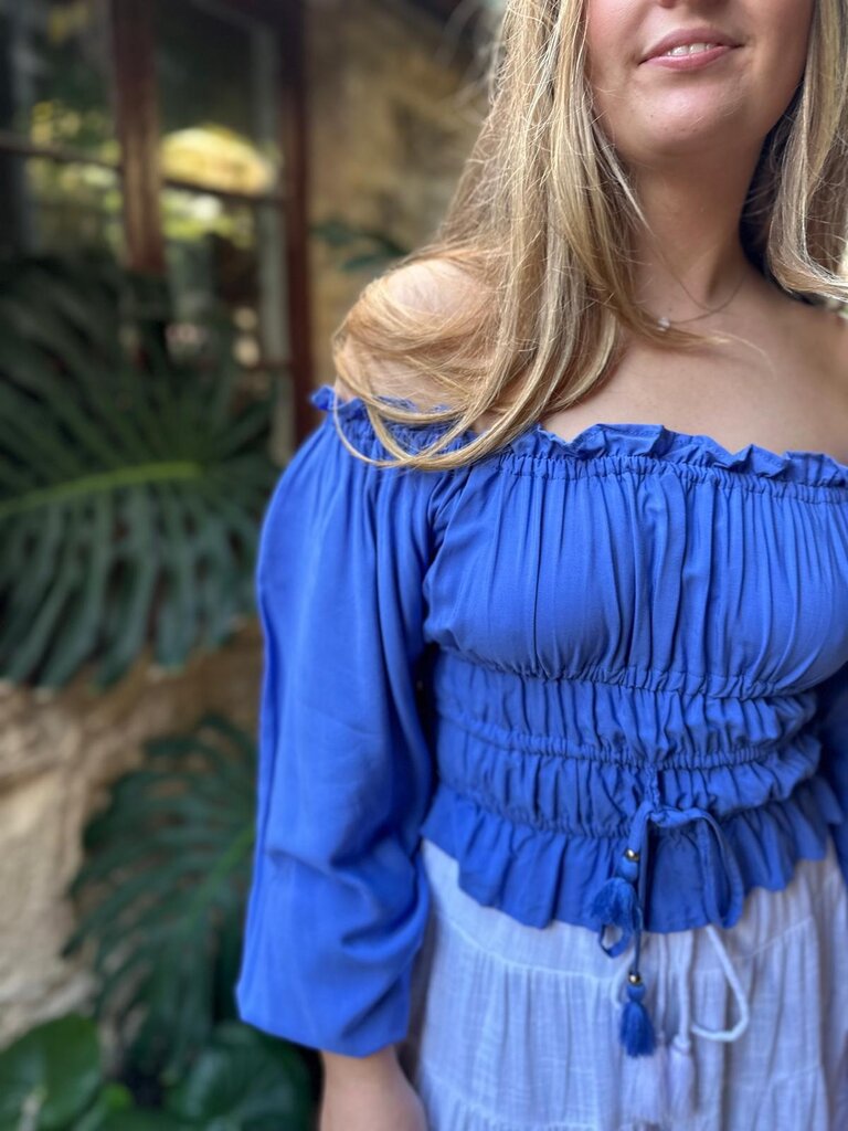 Honey & Stone Co MOLLY CORNFLOWER TOP