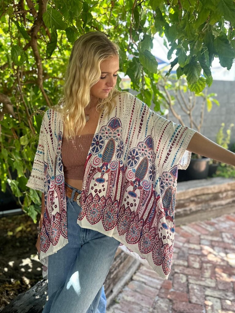 MARLEE WHITE KIMONO