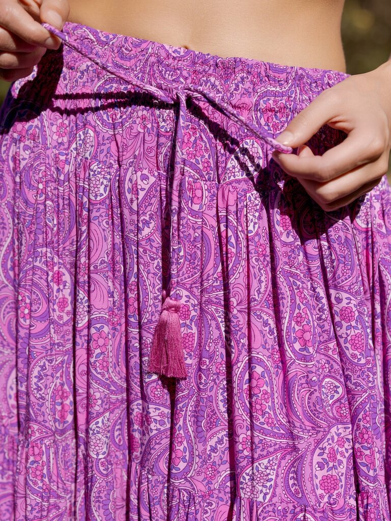 Honey & Stone Co OAKLEY MAXI ULTRA VIOLET MAXI SKIRT