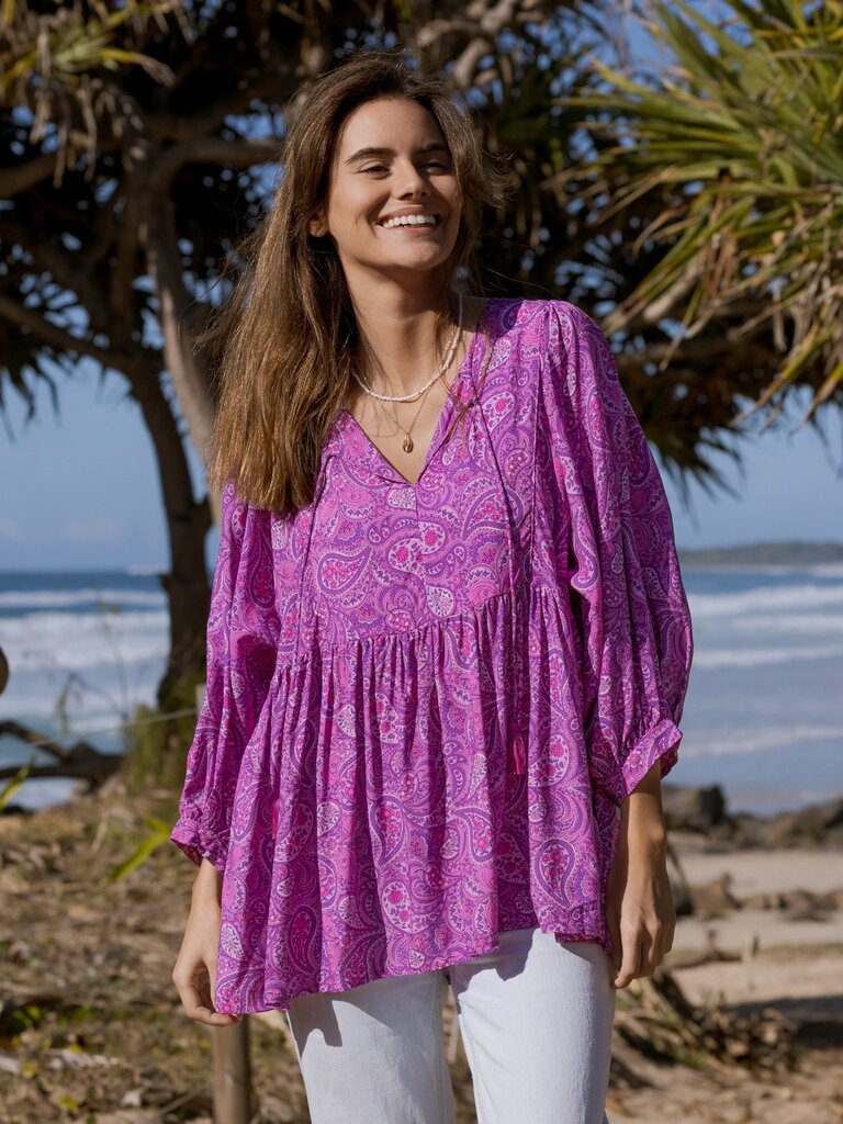 Honey & Stone Co BAMBIE ULTRA VIOLET TOP