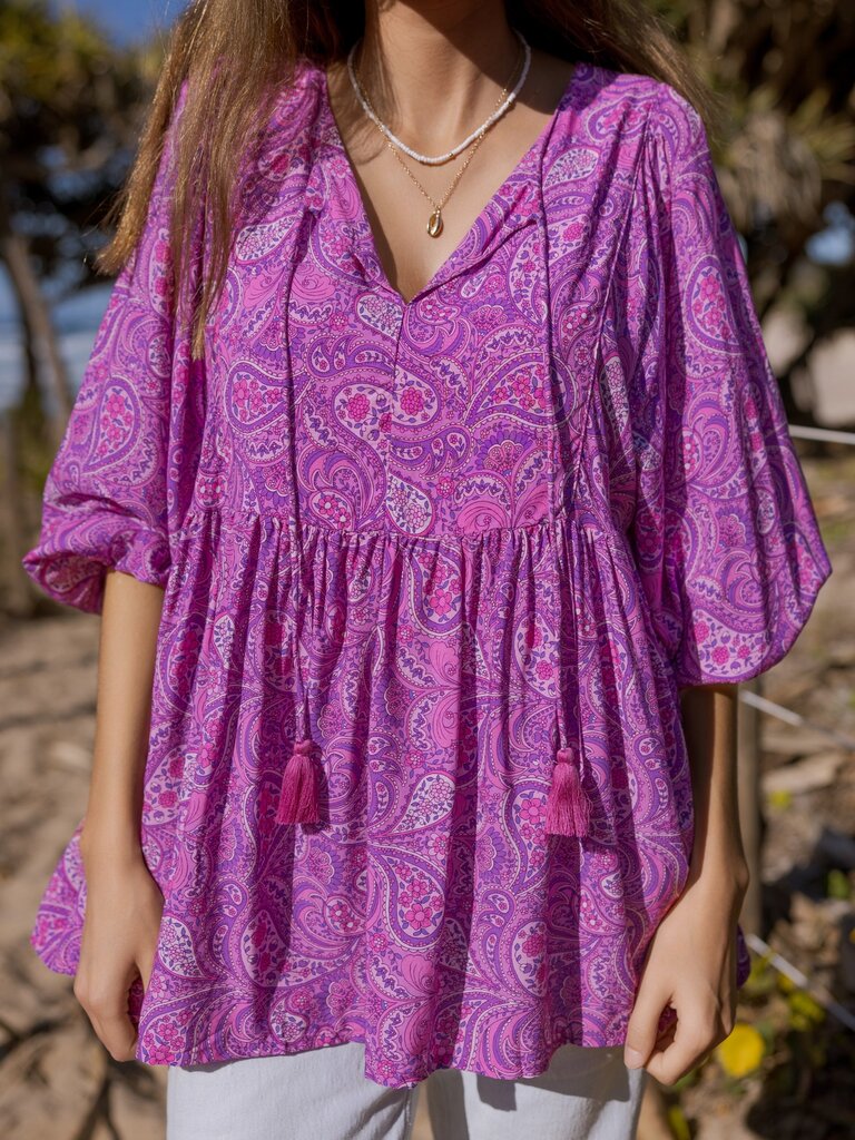 Honey & Stone Co BAMBIE ULTRA VIOLET TOP