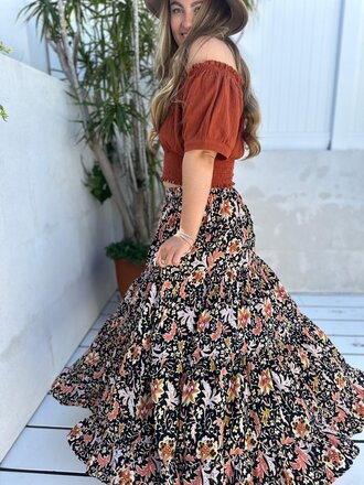 DRESS MISSY MAXI COOPER - Naked Gypsy