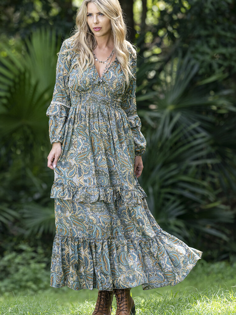 Cienna BOHO BONNIE OFF SHOULDER MAXI