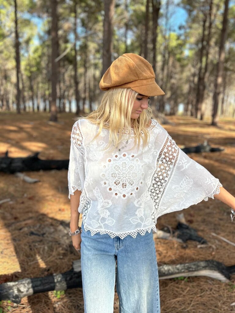 Naked Gypsy ABBY WHITE TOP