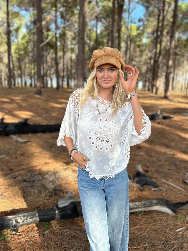 Naked Gypsy ABBY WHITE TOP