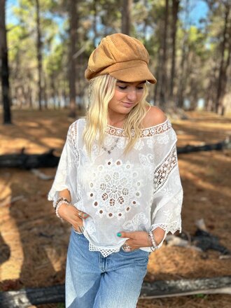 Naked Gypsy ABBY WHITE TOP Naked Gypsy ABBY WHITE TOP