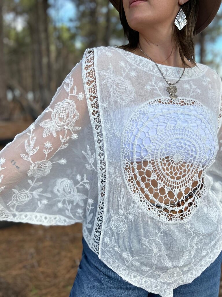 Naked Gypsy NIKI WHITE TOP