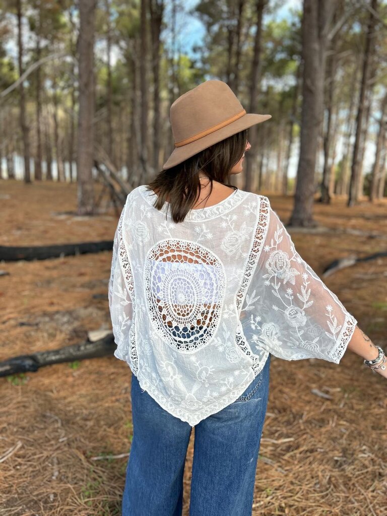 Naked Gypsy NIKI WHITE TOP