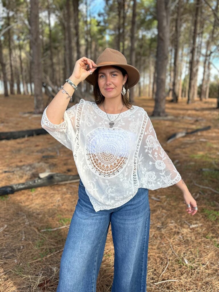 Naked Gypsy NIKI WHITE TOP