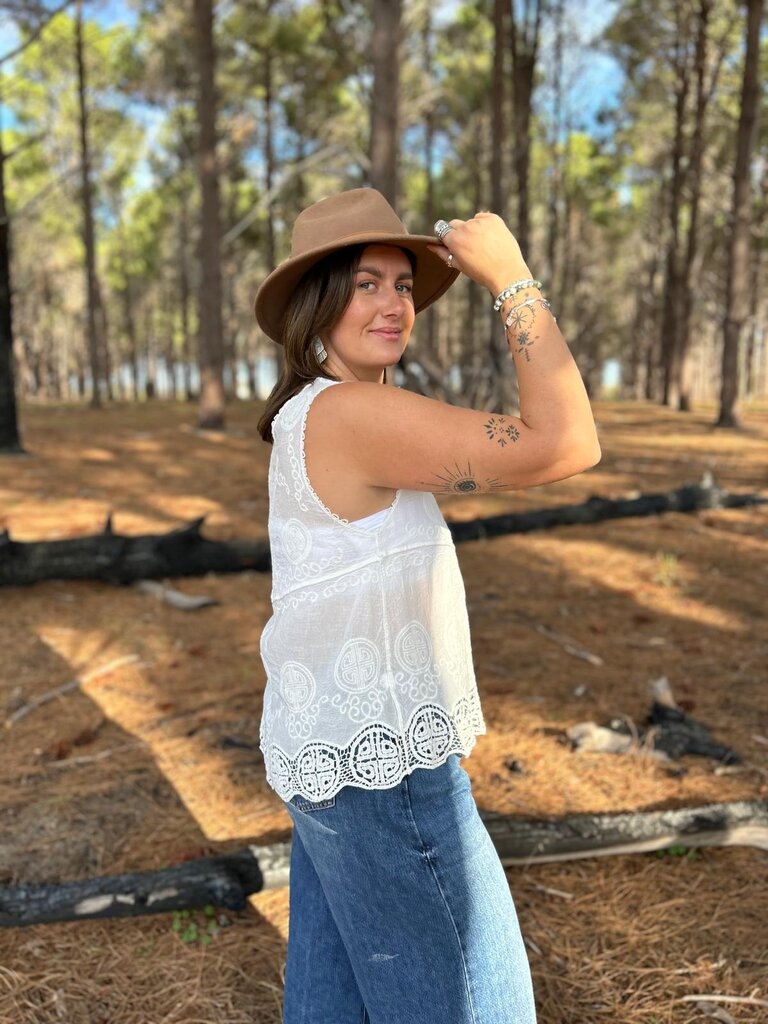 Naked Gypsy CARLI WHITE TOP