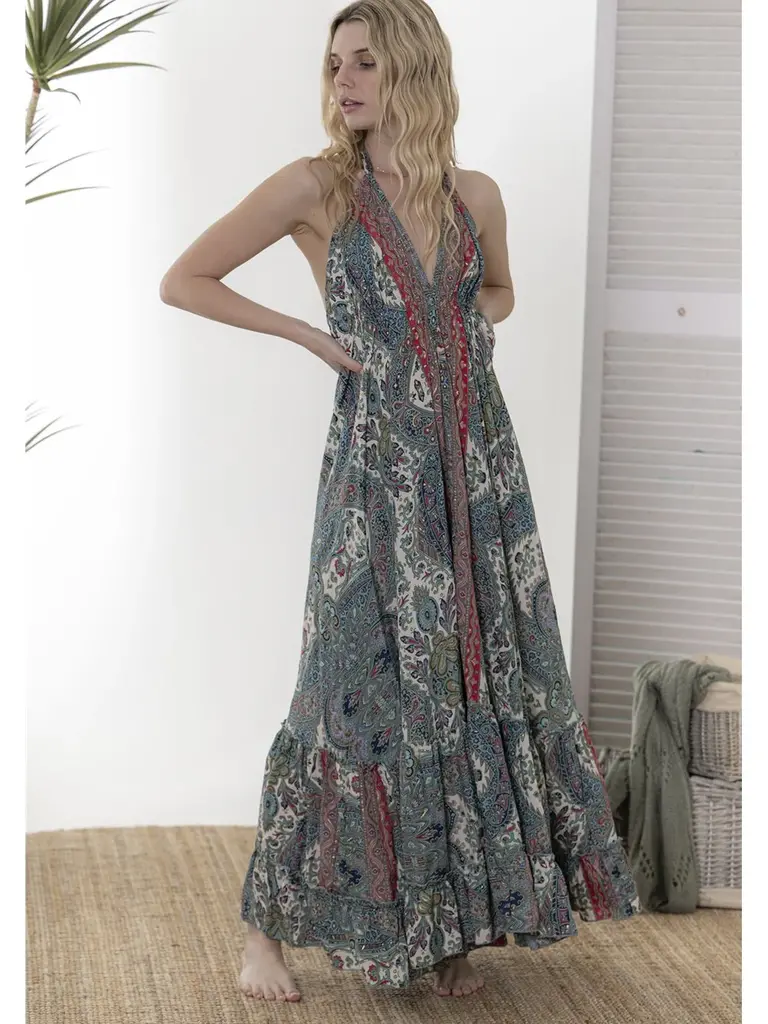 Cienna BIKINI TIE HALTER CALYPSO MAXI
