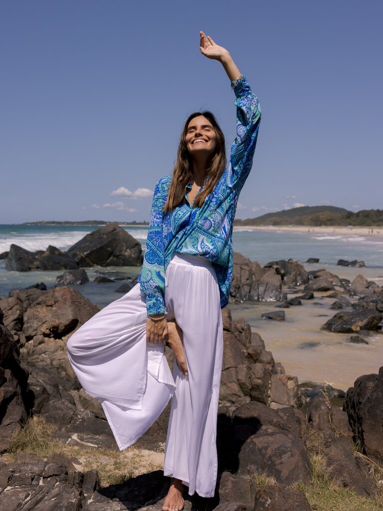 Honey & Stone Co CAMILA CASCADE SHIRT