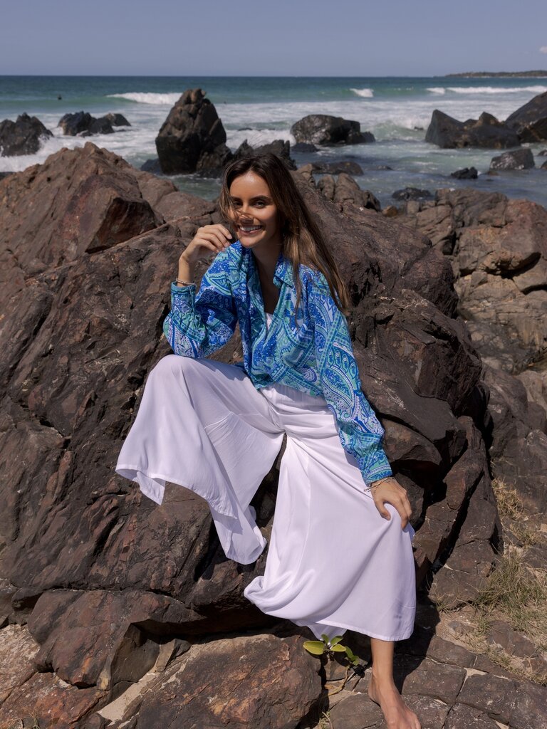 Honey & Stone Co CAMILA CASCADE SHIRT