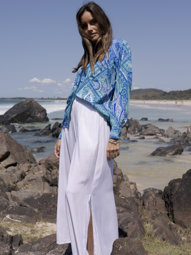 Honey & Stone Co CAMILA CASCADE SHIRT