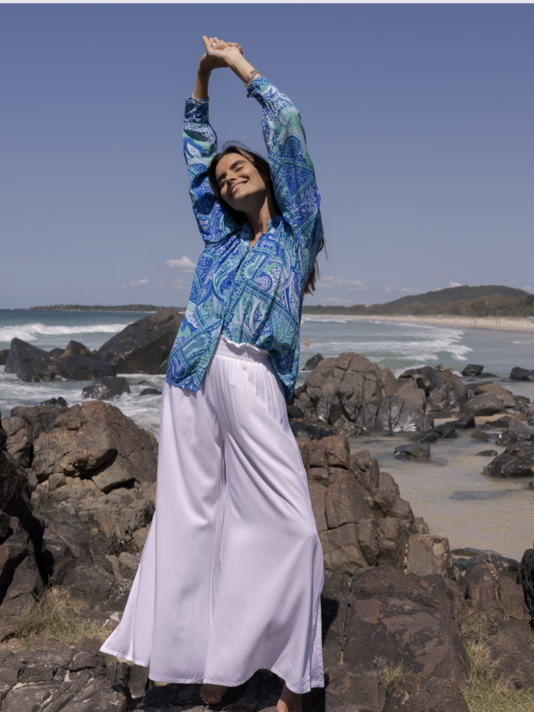Honey & Stone Co CAMILA CASCADE SHIRT