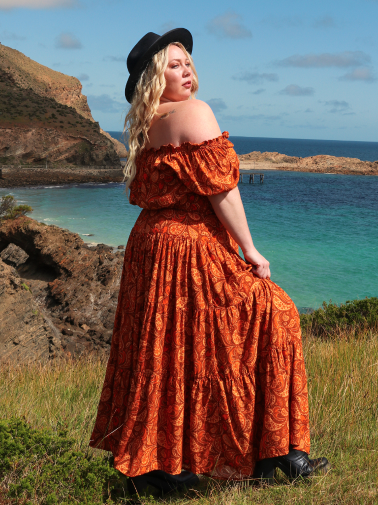 Honey & Stone Co OAKLEY FLEETWOOD MAXI SKIRT