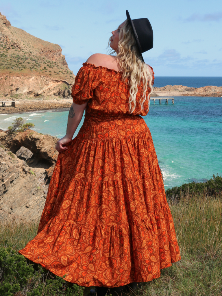 Honey & Stone Co OAKLEY FLEETWOOD MAXI SKIRT