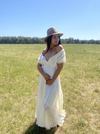Moon Flower The Label STEVIE NICKS VINTAGE CREAM MAXI Moon Flower The Label STEVIE NICKS VINTAGE CREAM MAXI