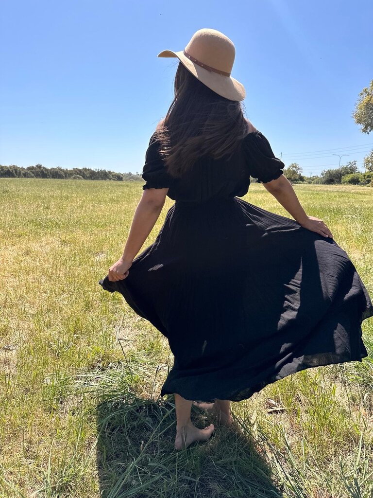 Moon Flower The Label FRANKI BLACK MAXI