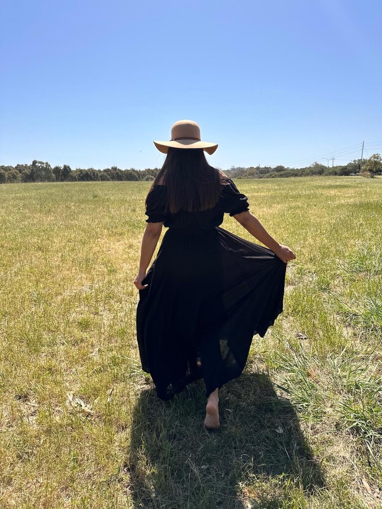 Moon Flower The Label FRANKI BLACK MAXI