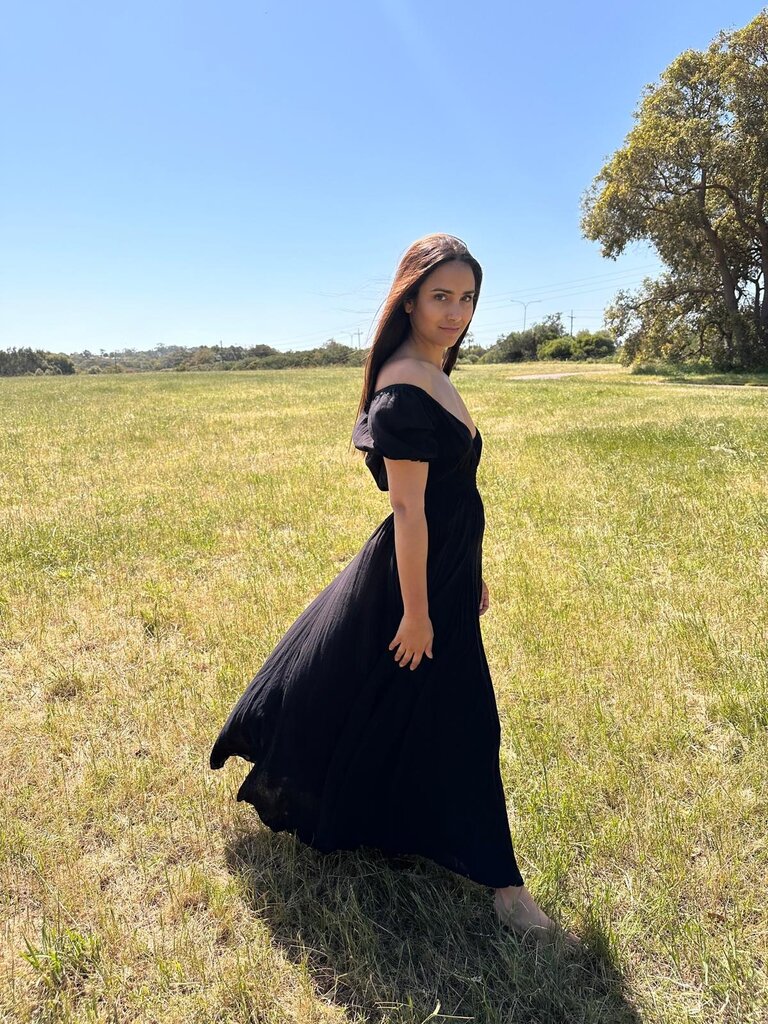 Moon Flower The Label FRANKI BLACK MAXI