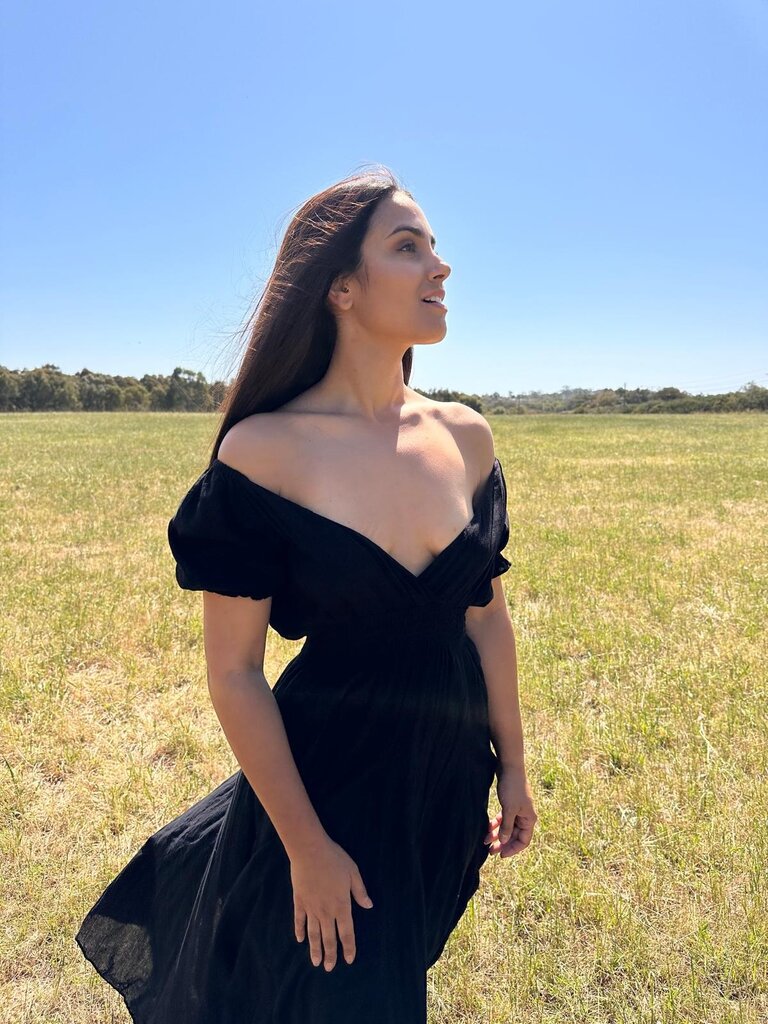 Moon Flower The Label FRANKI BLACK MAXI