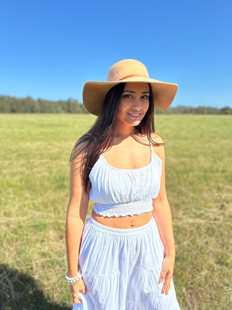 Moon Flower The Label LUCY WHITE TOP