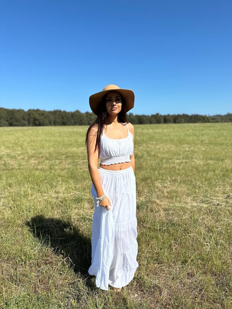 Moon Flower The Label LUCY WHITE TOP