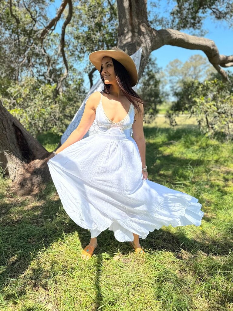 Moon Flower The Label BELLE WHITE MAXI