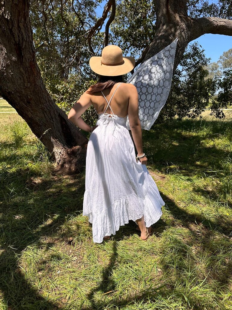 Moon Flower The Label BELLE WHITE MAXI
