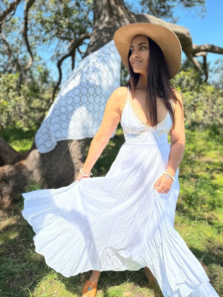 Moon Flower The Label BELLE WHITE MAXI
