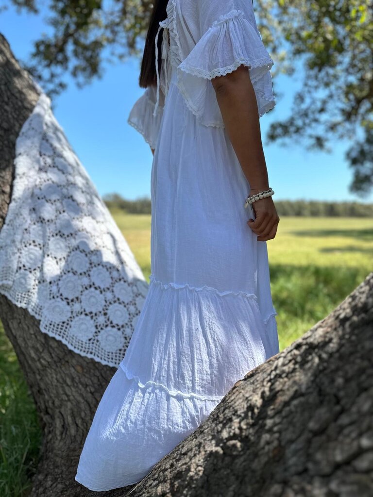 Moon Flower The Label PIPER  WHITE MAXI