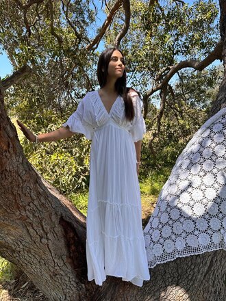 Moon Flower The Label PIPER  WHITE MAXI Moon Flower The Label PIPER  WHITE MAXI