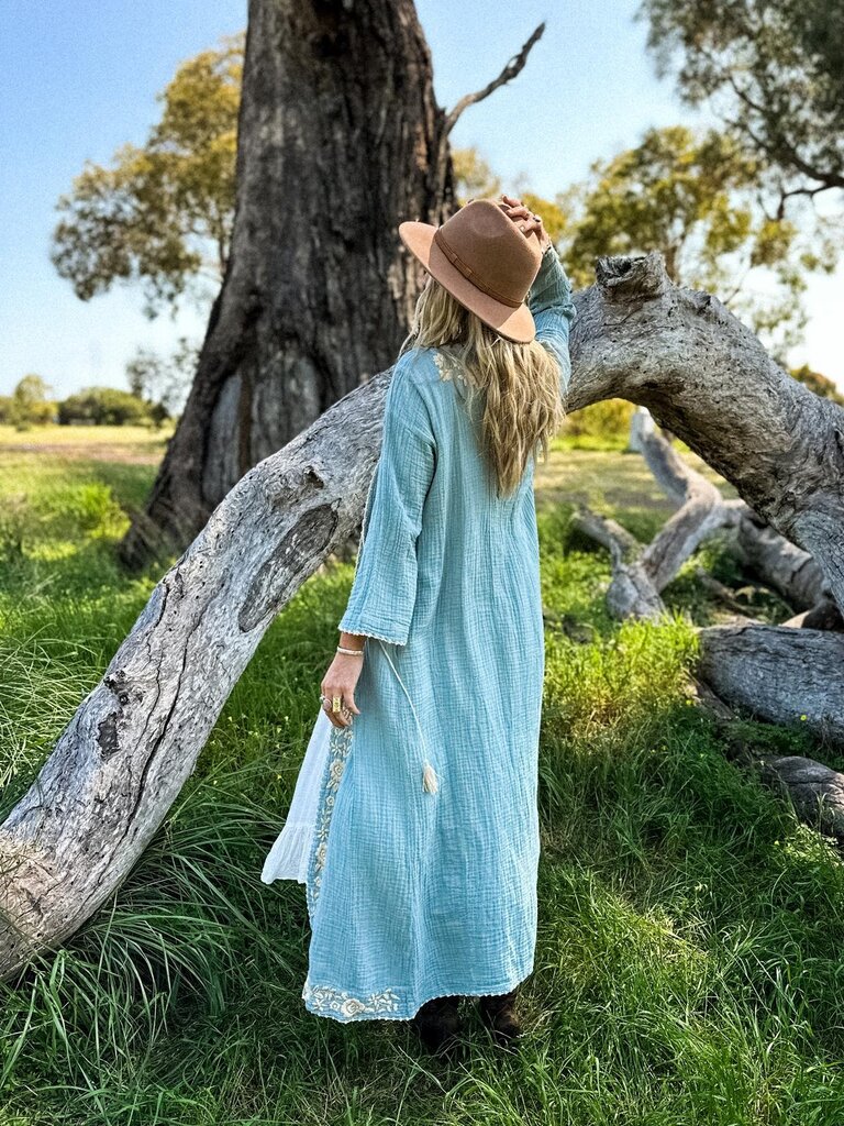 Moon Flower The Label CATALINA OCEAN KIMONO