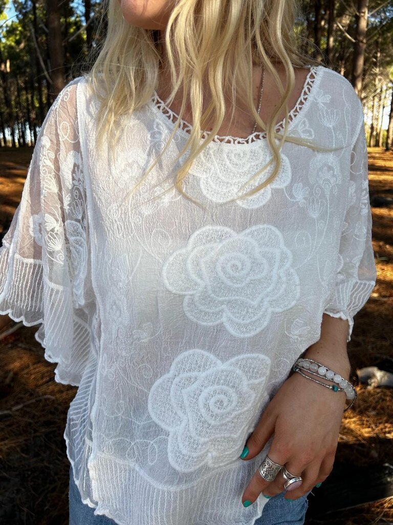 Naked Gypsy ALICIA WHITE TOP