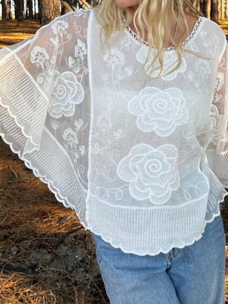 Naked Gypsy ALICIA WHITE TOP