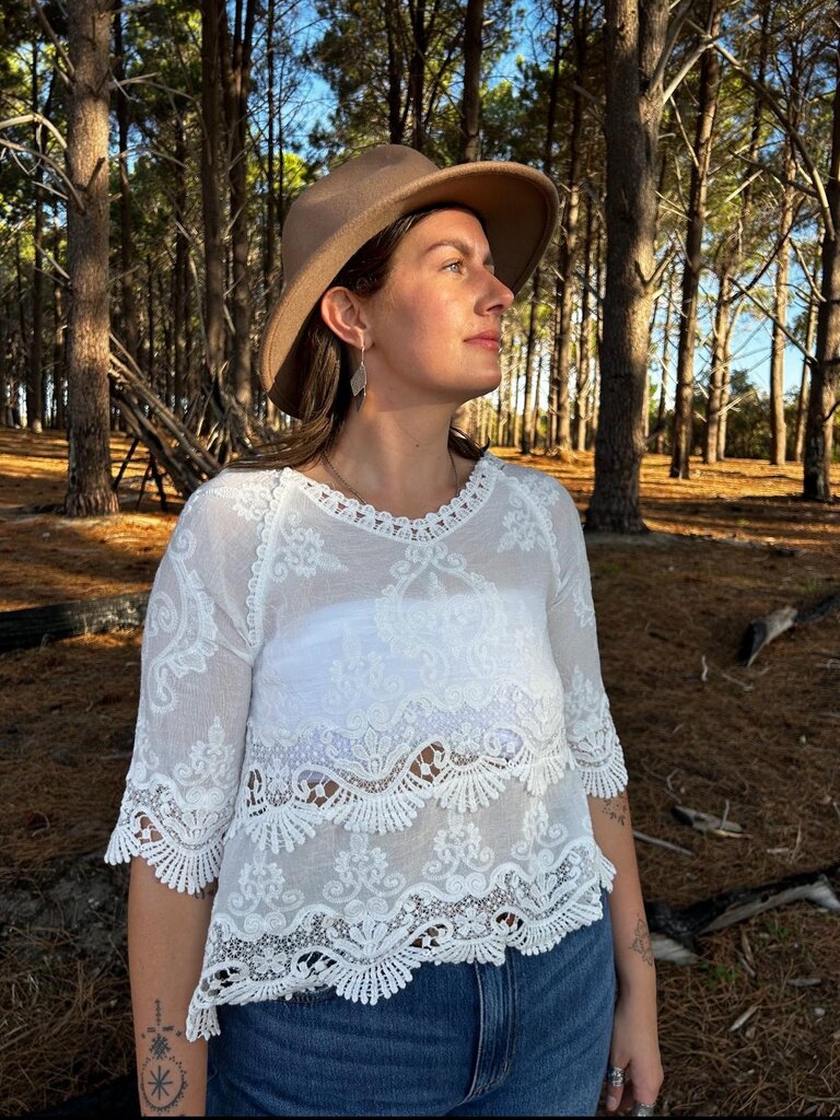 Naked Gypsy ADRI WHITE TOP