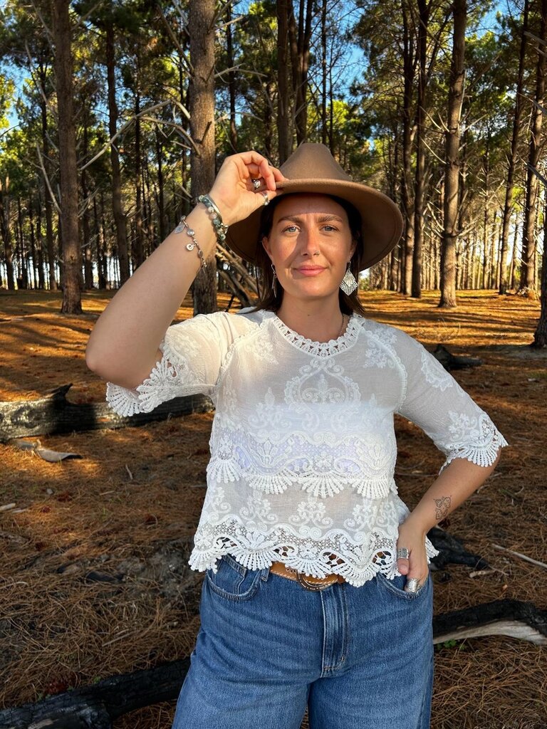 Naked Gypsy ADRI WHITE TOP